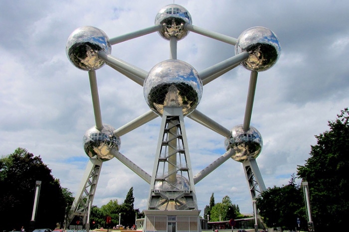 Atomium. Музей, символ Брюсселя